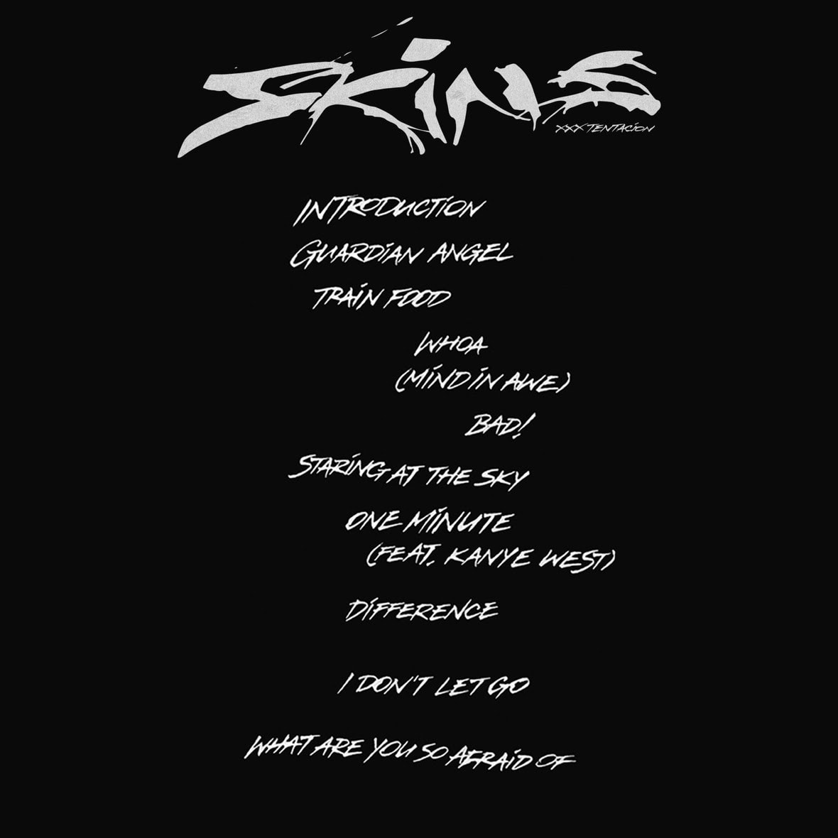 XXXTentacion &#x27;Skins&#x27; Tracklist