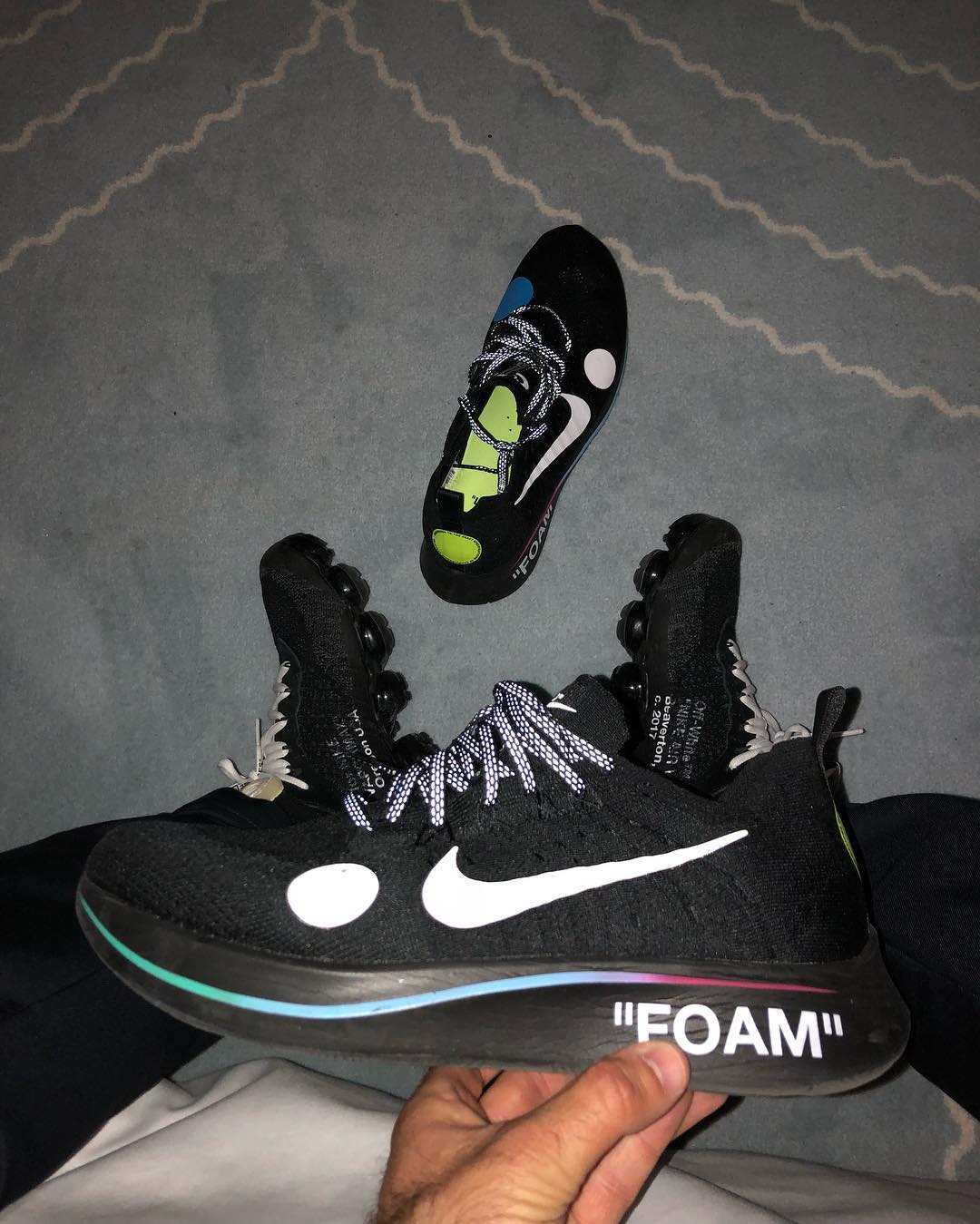 First look at the Off-White™ X Nike AF1 Low “Ghost Grey