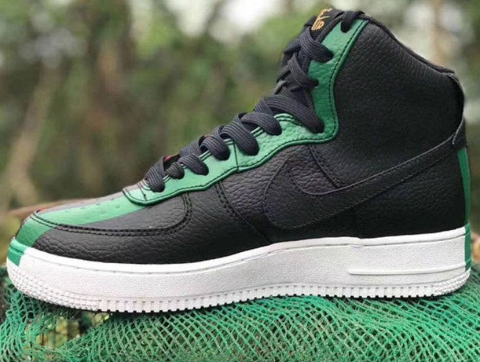BHM Nike Air Force 1 High 2018 Release Date Medial
