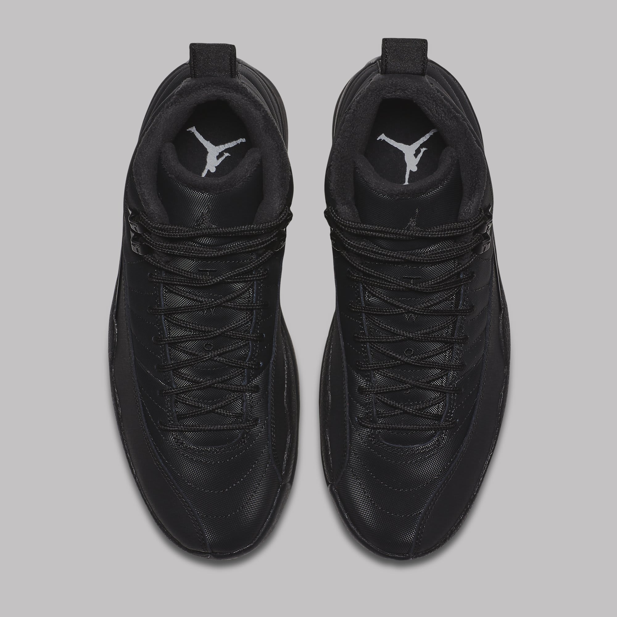 Air jordan 12 clearance winterized black grade school