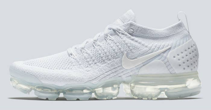 Nike Air VaporMax 2 White Pure Platinum Release Date 942842-100 Profile