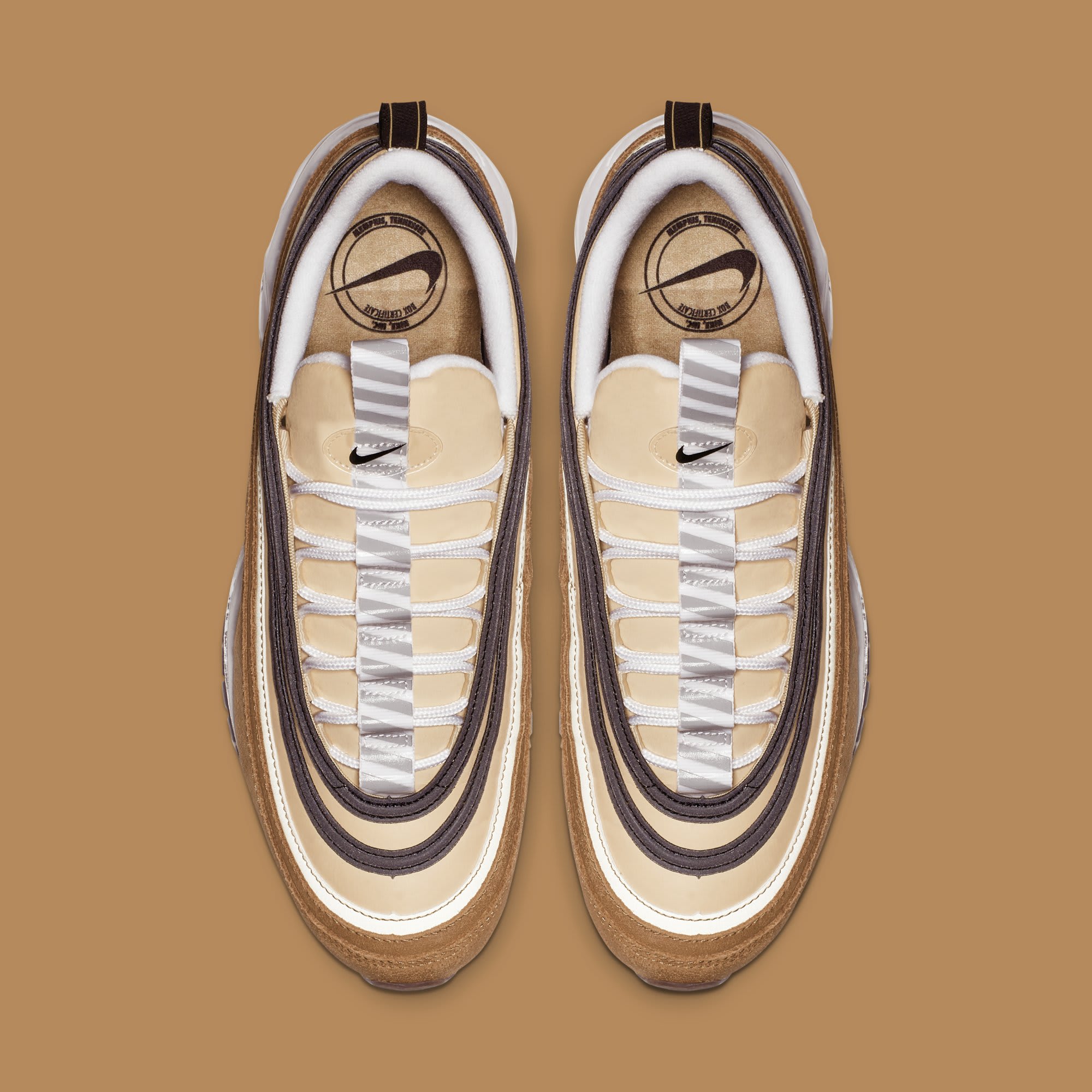 Nike Air Max 97 &#x27;Ale Brown/Black-Elemental Gold&#x27; 921826-201 (Top)