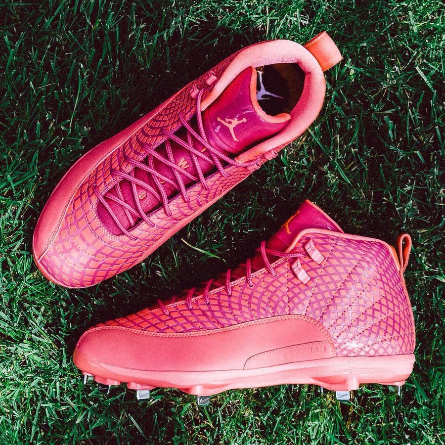 MLB Kicks: Pink Air Jordan 12 cleats highlights baseball's Mother's Day  tribute • Page 12 of 13 •