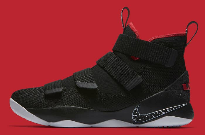 Available Now: Nike LeBron Soldier 11 Black and Red