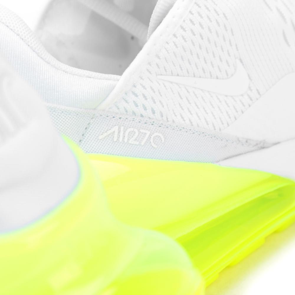 Nike Air Max 270 &#x27;White&#x27;Volt&#x27;