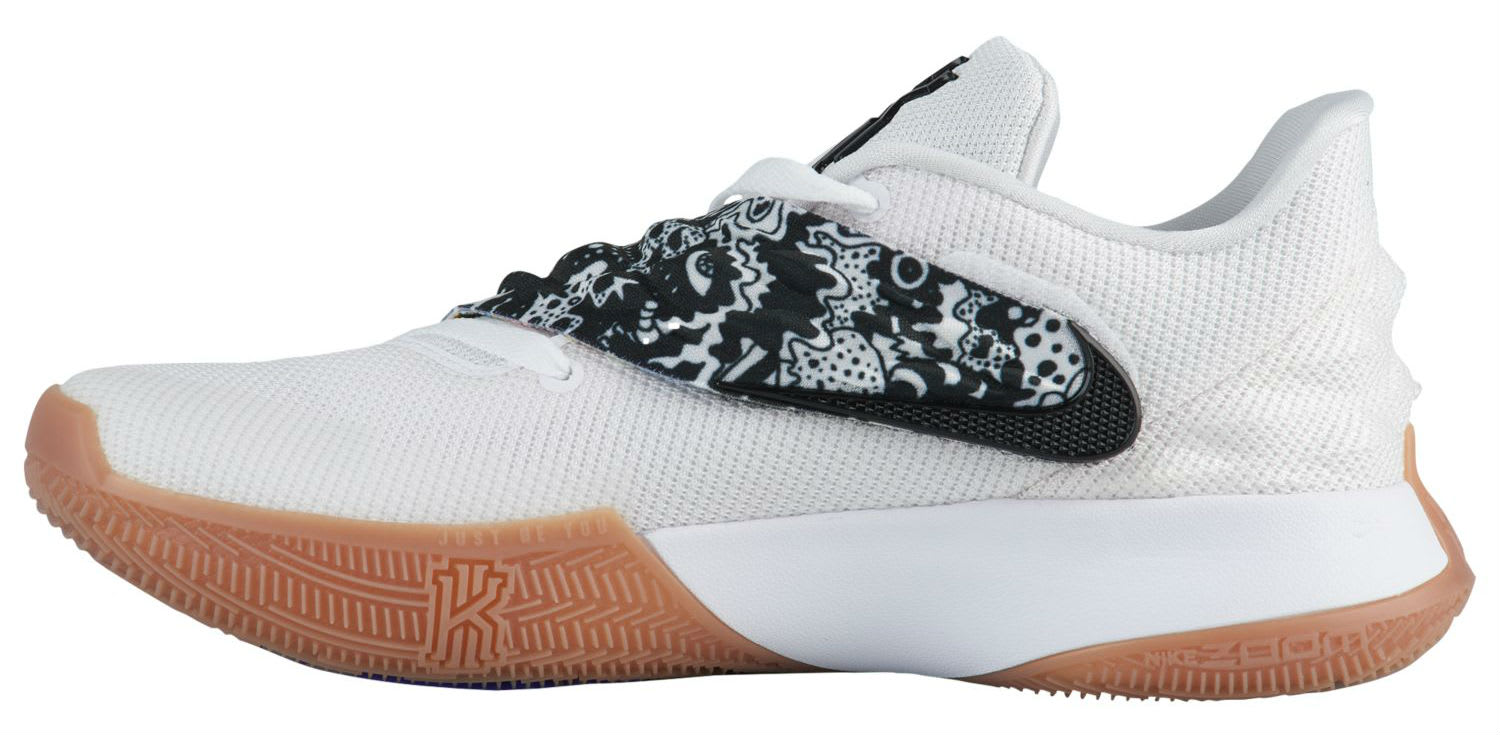 Nike Kyrie 4 Low White Black AO8979-100 Medial