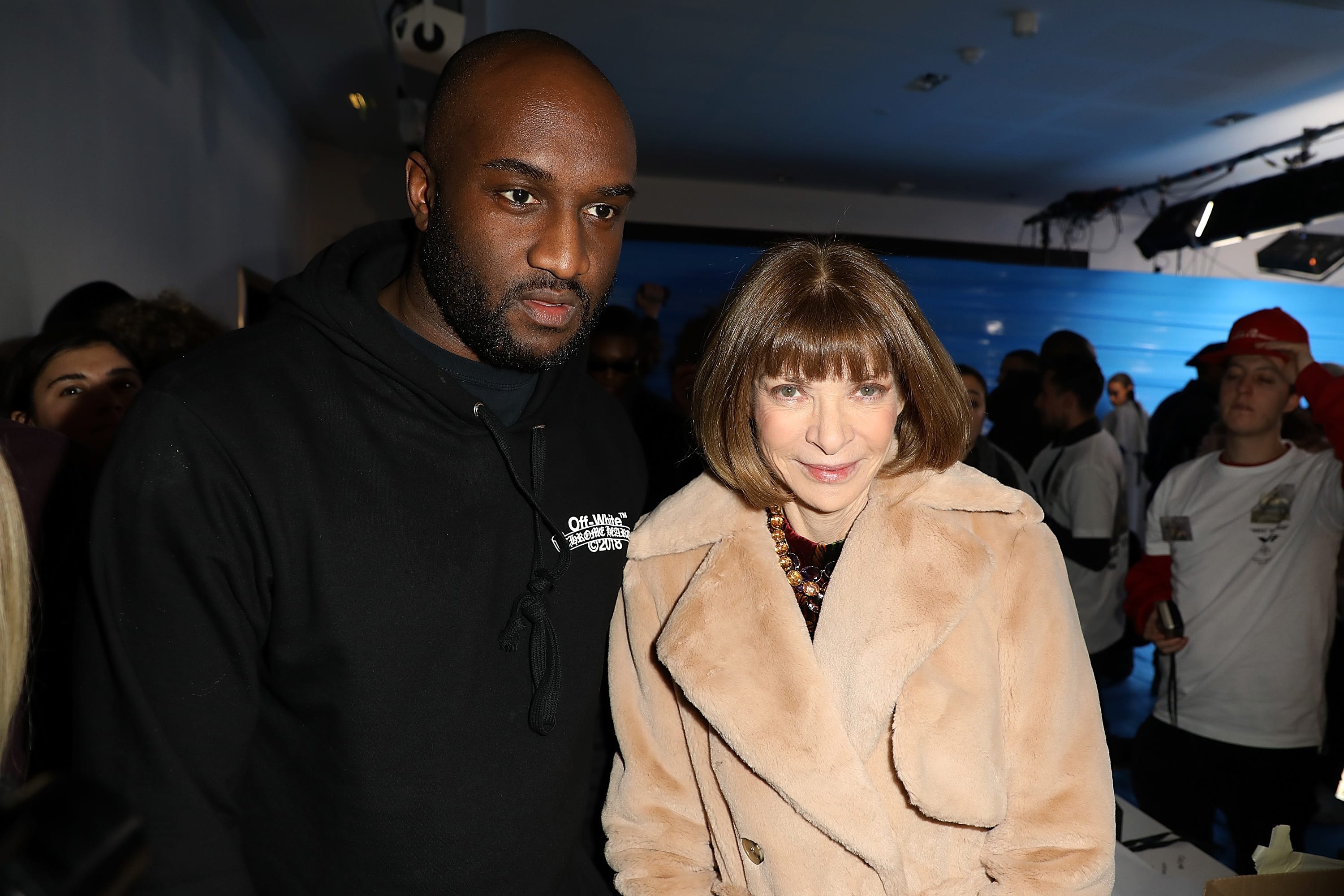 Virgil Abloh and Anna Wintour