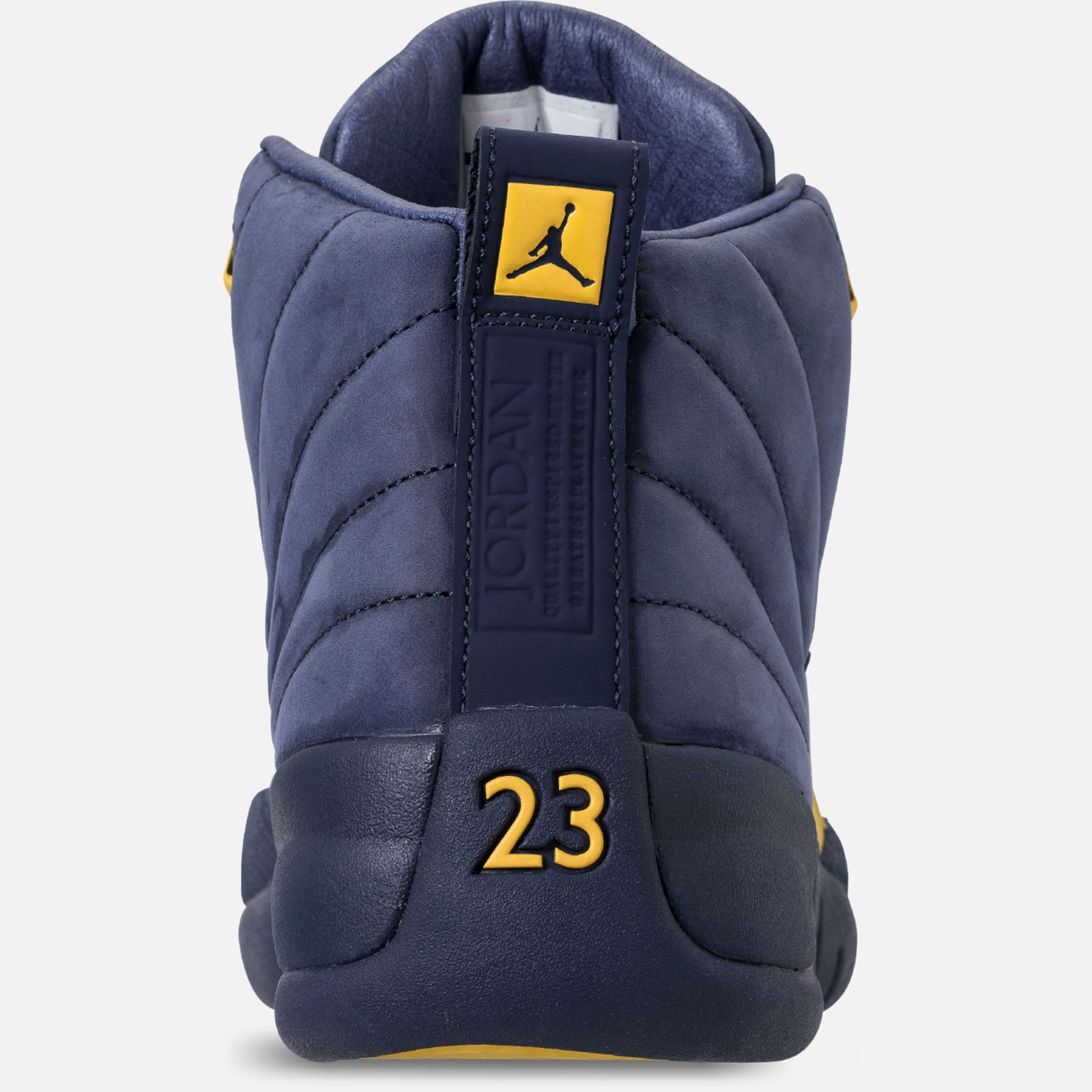 Air Jordan 12 XII Michigan Release Date BQ3180-407 Heel