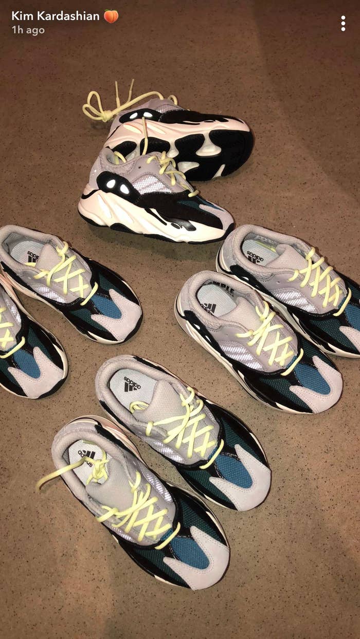 Adidas Yeezy Boost 700 Wave Runner Infant Sample