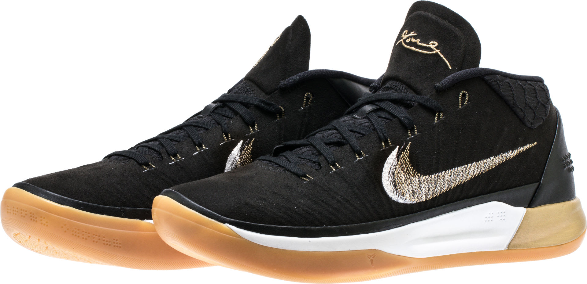 Nike Kobe A.D. Mid Black/Gold Release Date 922482-009 Pair