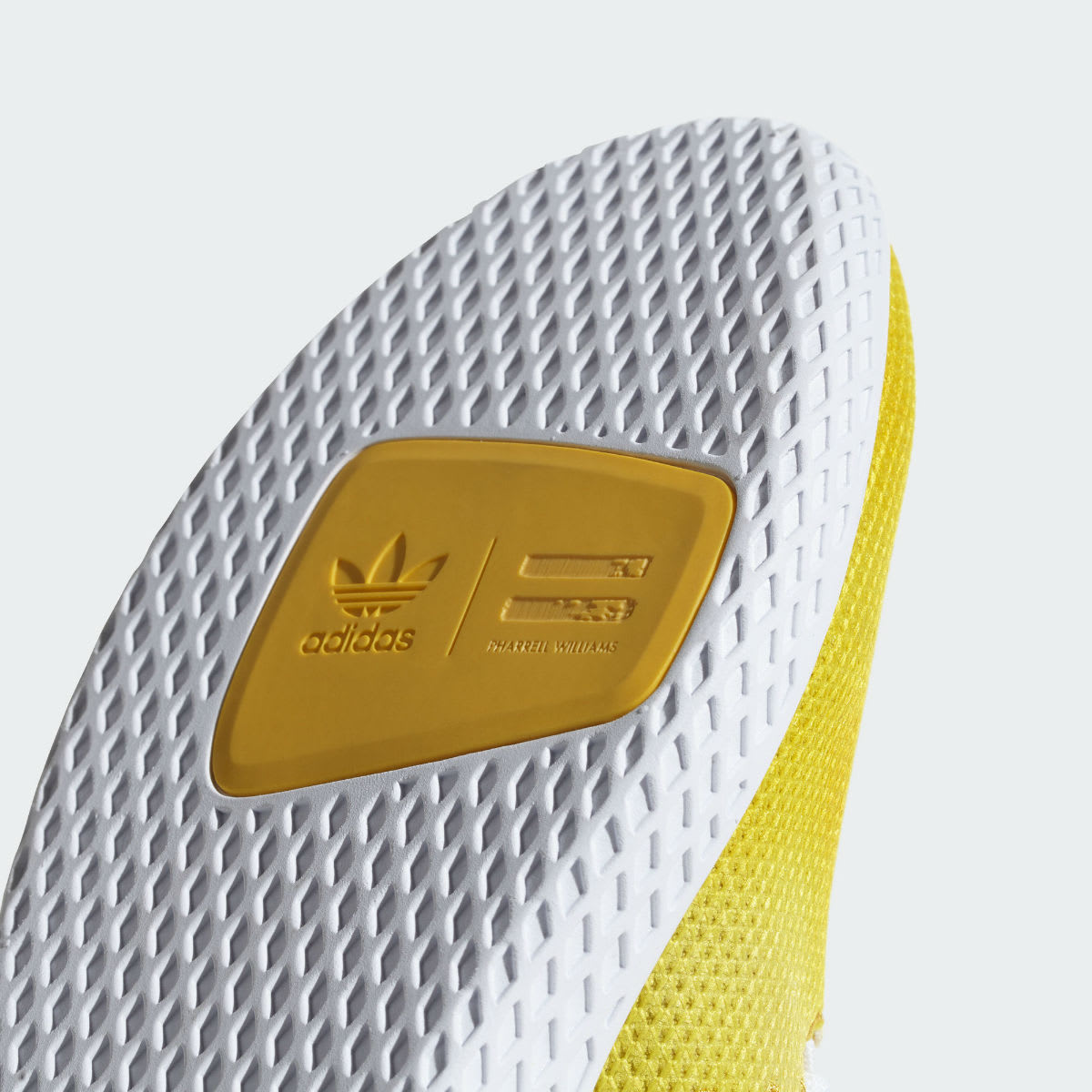 Pharrell x Adidas Tennis Hu Holi Bright Yellow Release Date DA9617 Outsole
