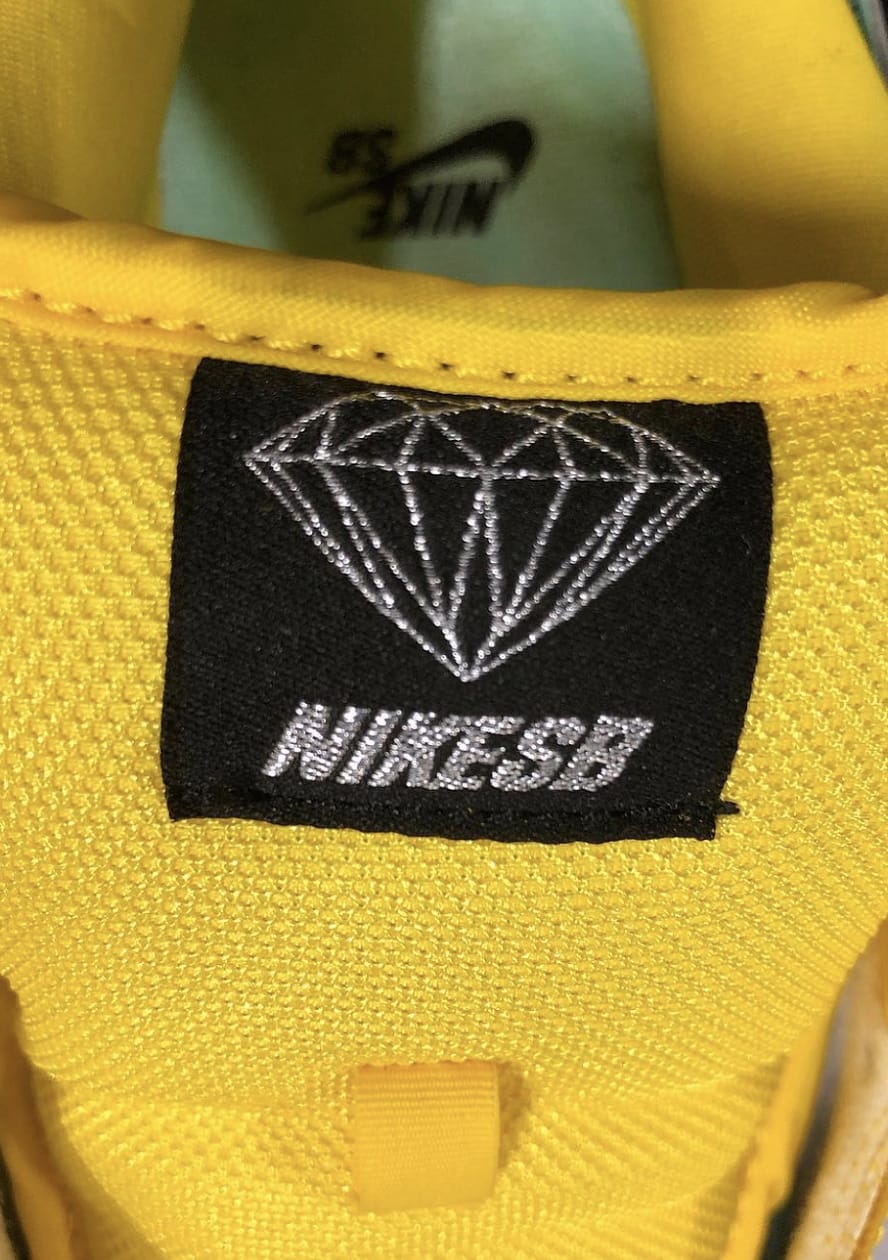 Diamond Supply Co. x Nike SB Dunk Low &#x27;Canary Yellow&#x27; 5