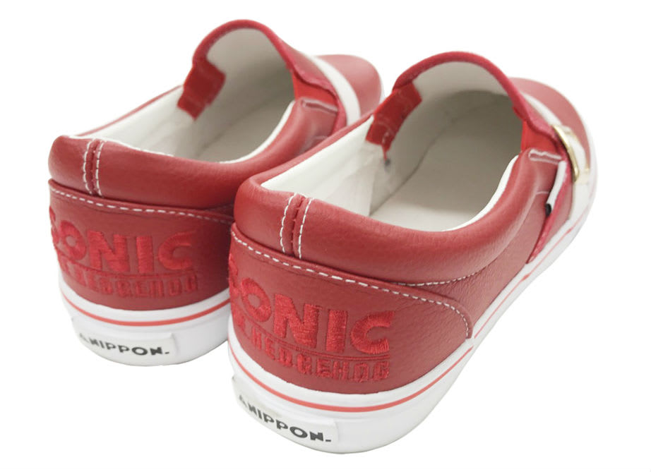 Sonic the Hedgehog Annipon Red Sneakers Heel