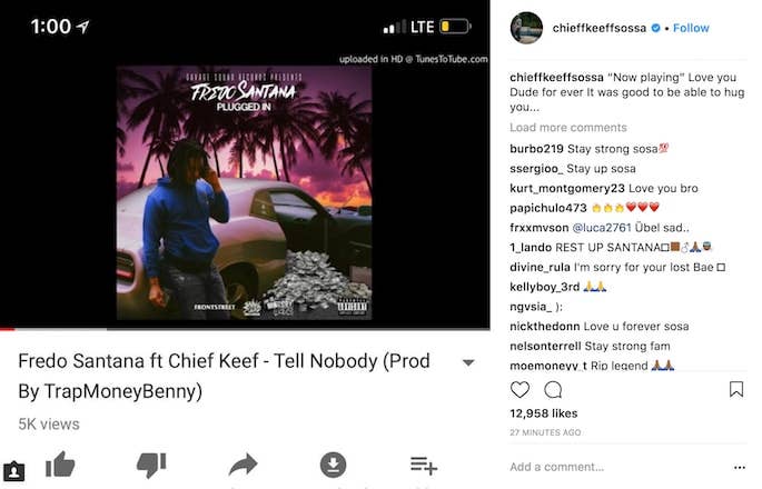 Chief Keef&#x27;s tribute.