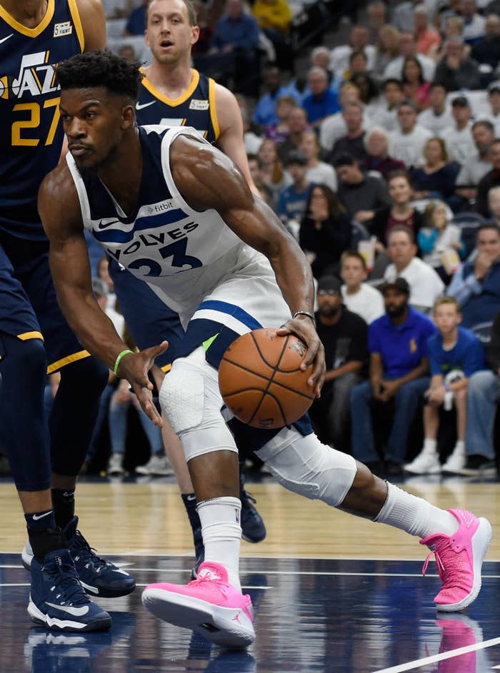 SoleWatch: Jimmy Butler Makes Home Debut in Hot Pink Air Jordan 32 Lows