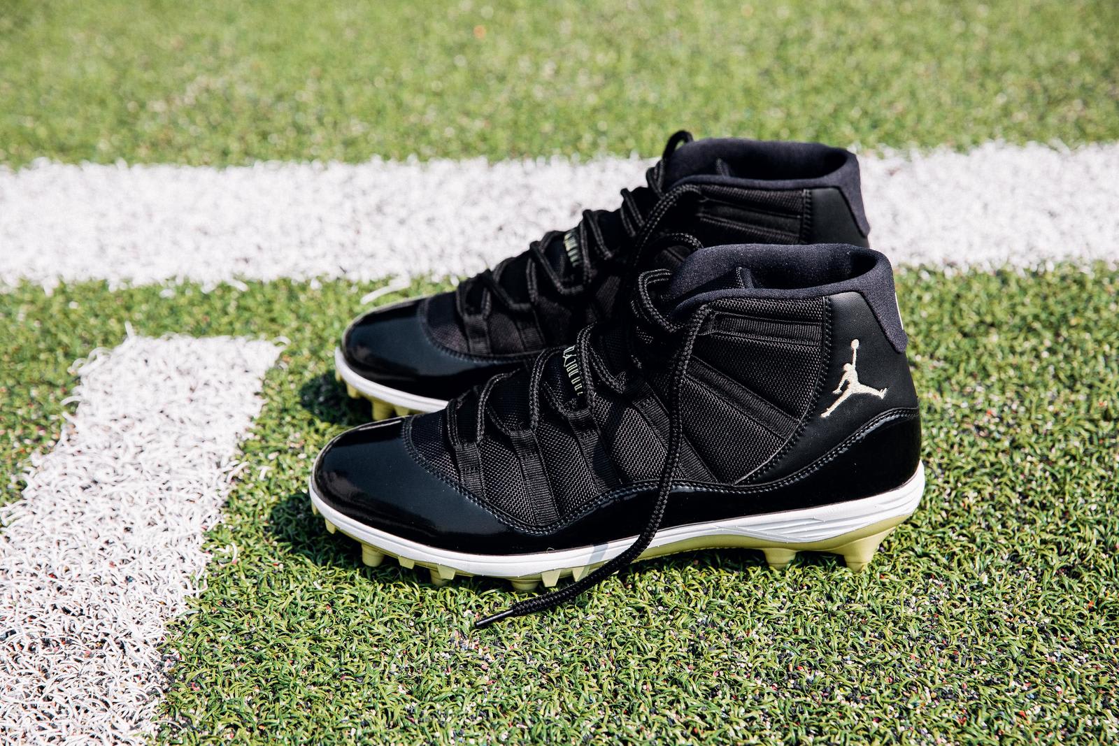 Air Jordan 11 Cleats Michael Thomas PE