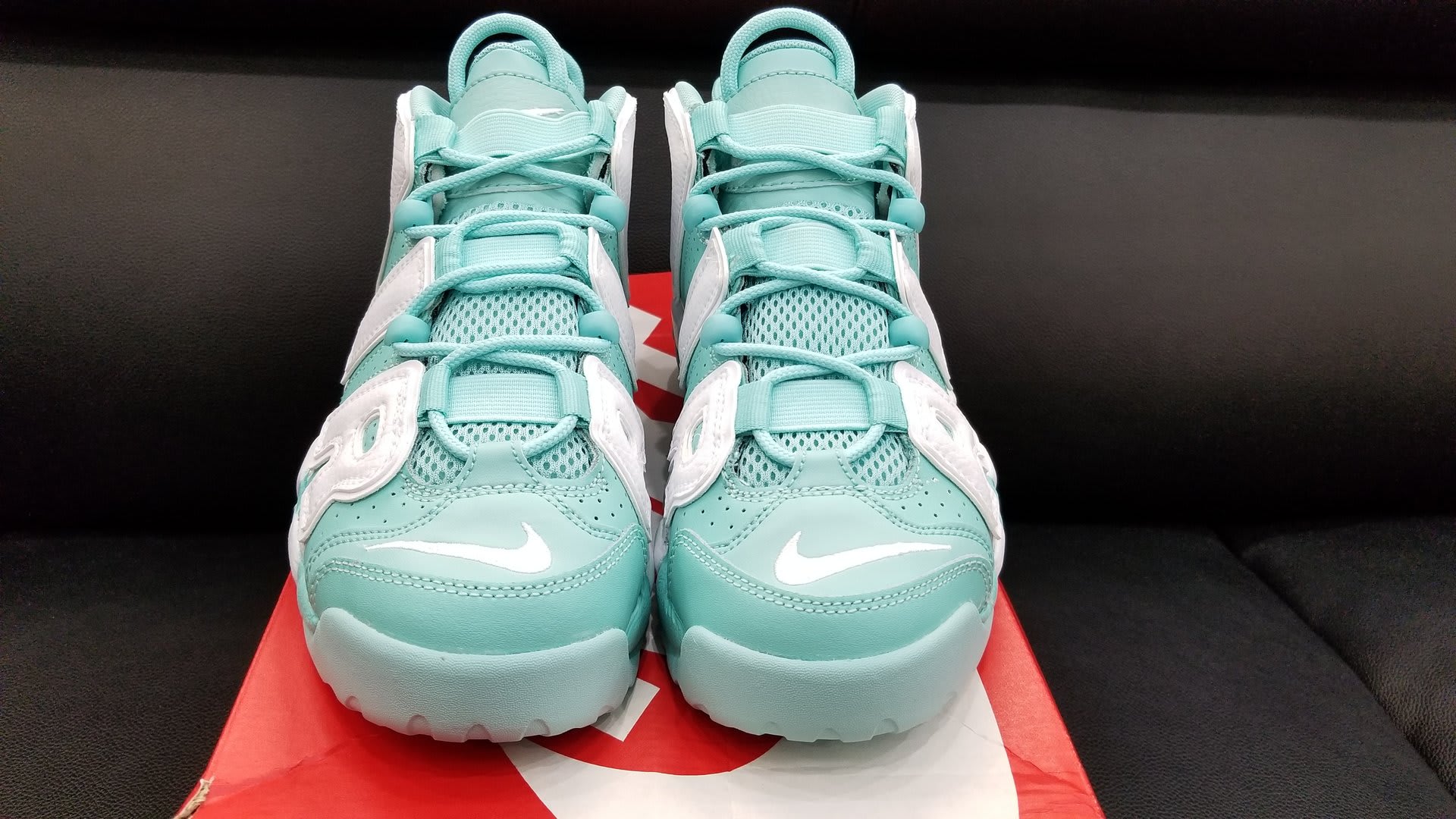 Nike Air More Uptempo GS Island Green Release Date Front 415082-300
