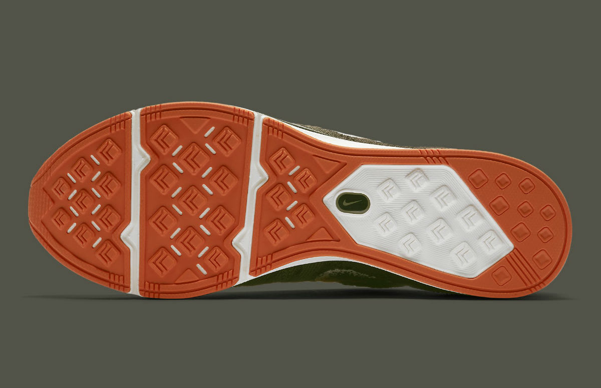 Nike Flyknit Trainer Dark Green Release Date AH8396-202 Sole