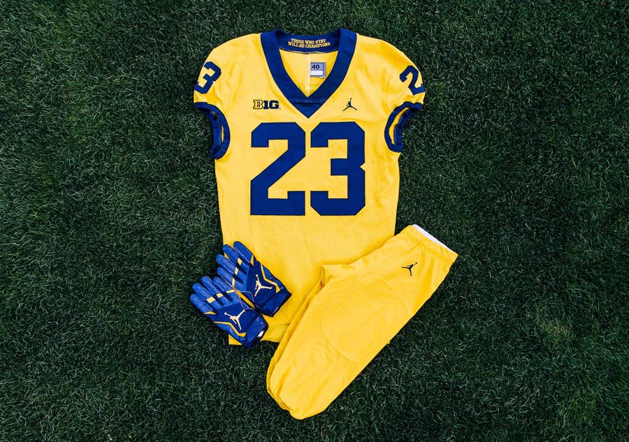 Jordan Unveils Uniforms for Michigan Football s Season Opener