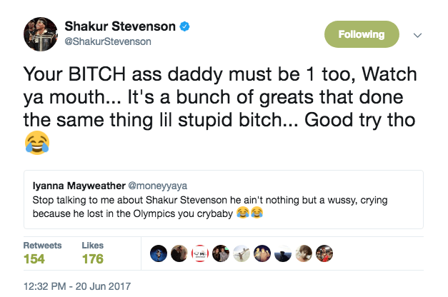 Shakur Stevenson deleted tweet 1.