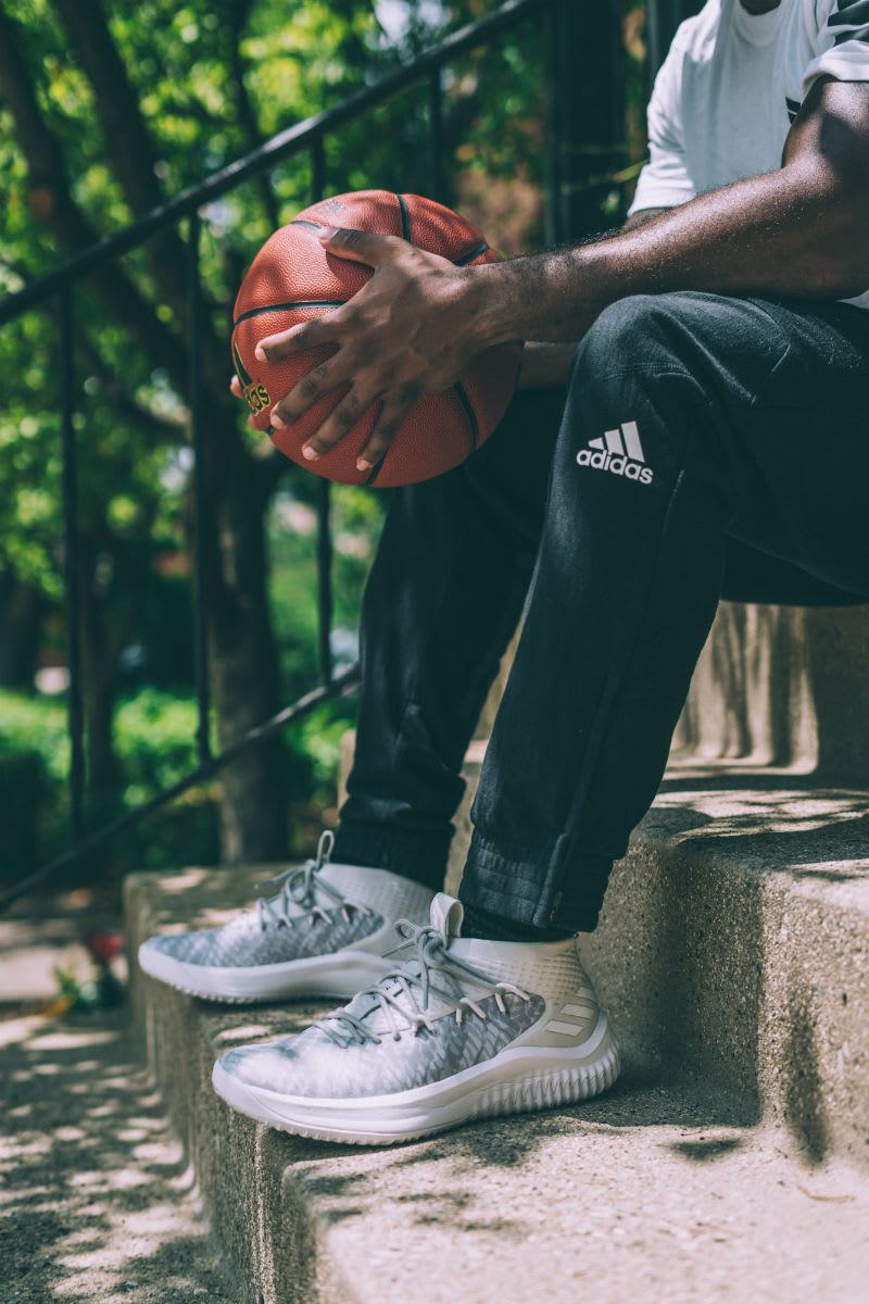 Adidas Dame 4 Start to Finish Release Date BY4495 On-Foot
