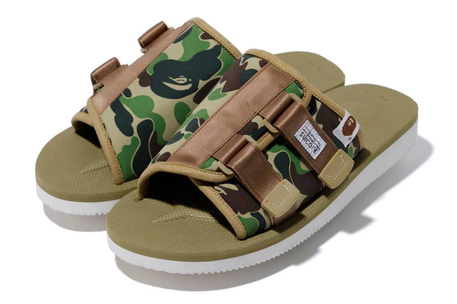 Suicoke Gets Dipped in Camouflage for Their New A Bathing Ape