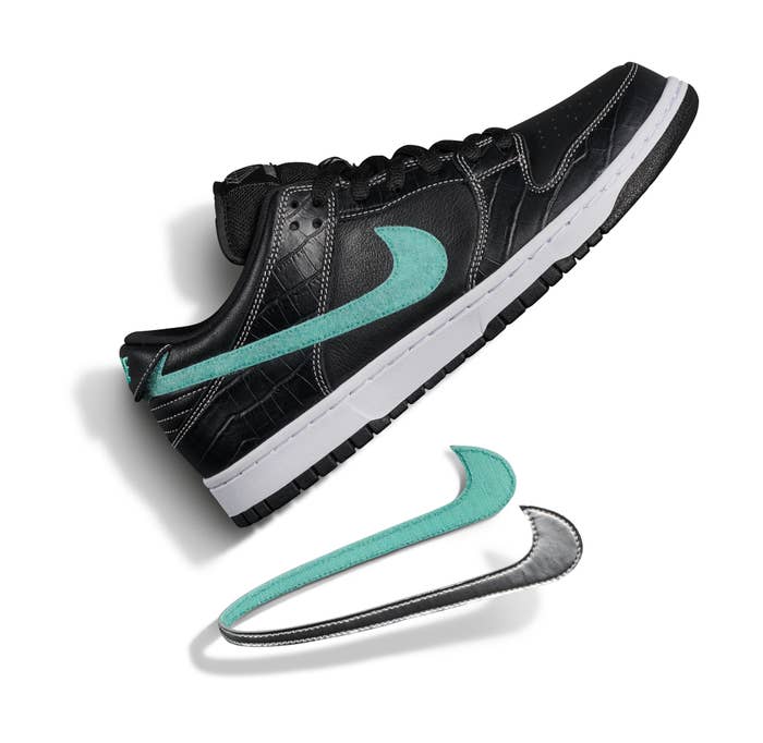 Diamond Supply Co. x Nike SB Dunk Low &#x27;Black&#x27; (Swoosh Logos)