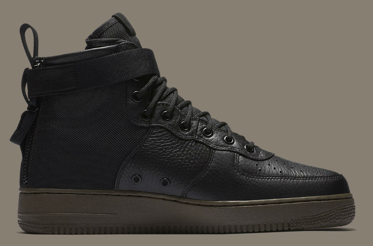 Nike SF Air Force 1 Mid Cargo Khaki Release Date Medial 917753-002