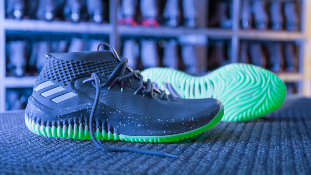 Adidas Dame 4 Glow in the Park Release Date CQ1254 Profile