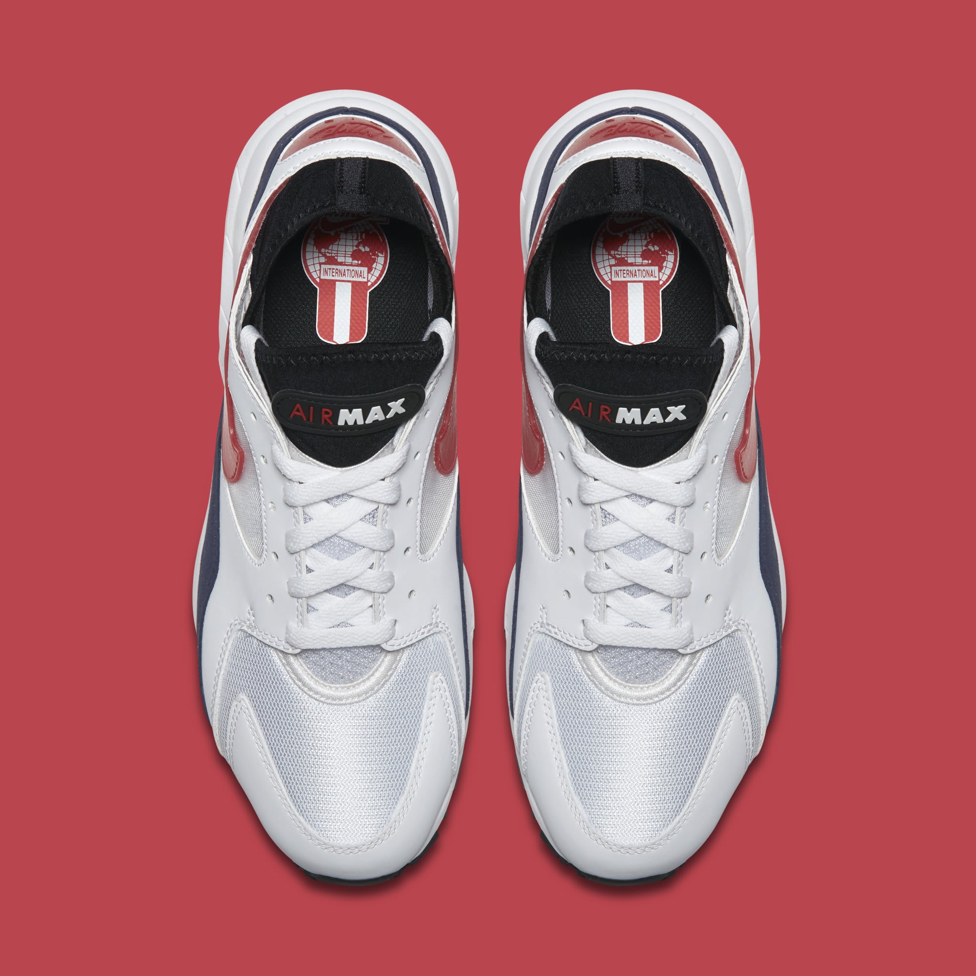Nike Air Max 93 &#x27;Flame Red&#x27; 306551-102 (Top)