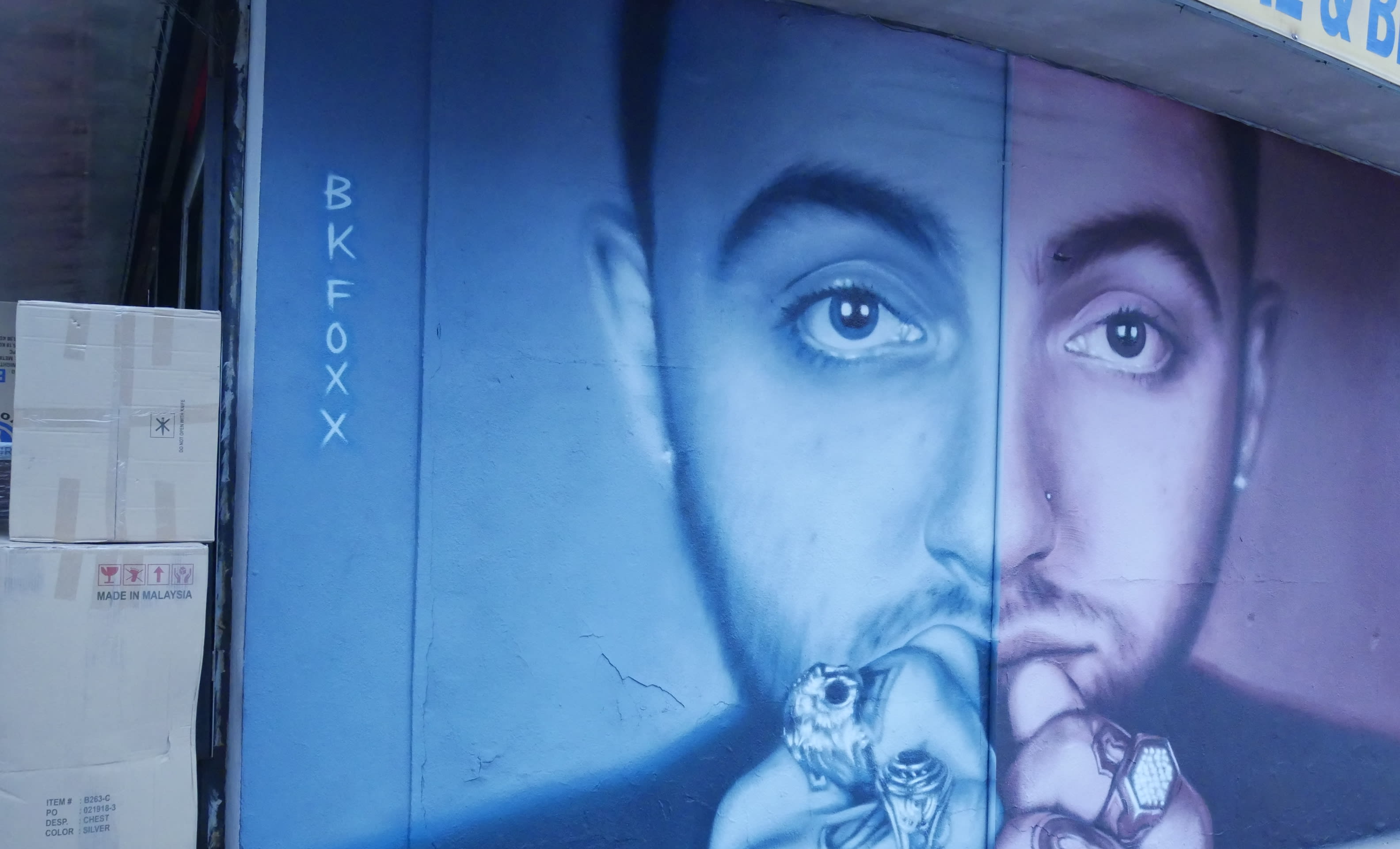 Mac Miller mural appears in rapper's home city to coincide with