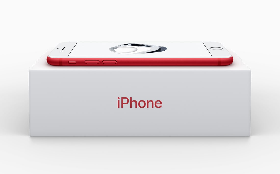 Apple red iPhone