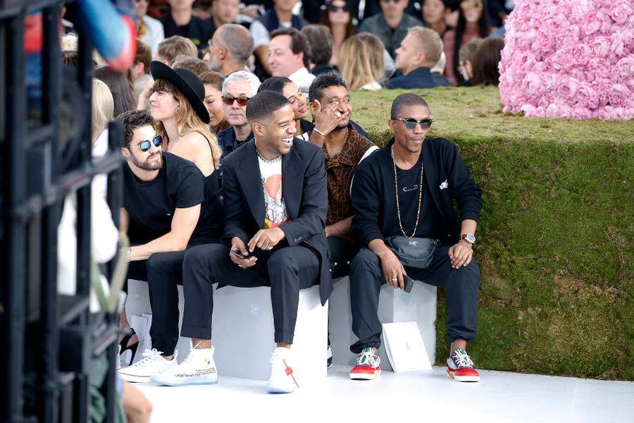 Bella Hadid, Naomi Campbell and A$AP Rocky at the Dior Homme Spring 2019  Show