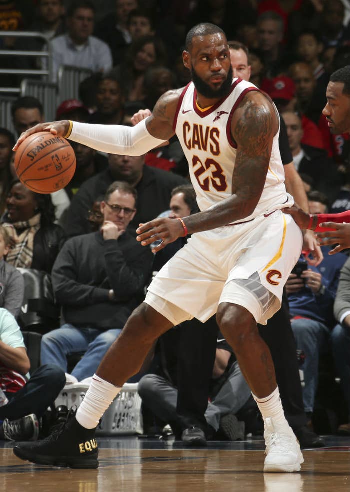 SoleWatch: LeBron James Sends Message of Equality on Sneakers in D.C. |  Complex