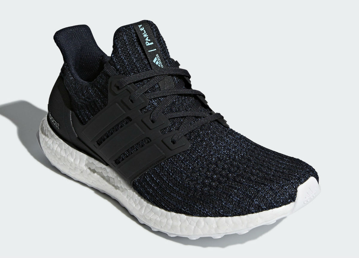 Parley x Adidas Ultra Boost Legend Ink Carbon Core Black Release Date AC7836 Front