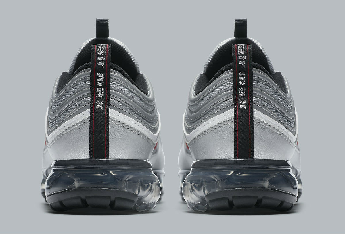Nike Air VaporMax 97 Silver Bullet Release Date AJ7291-002 Heel