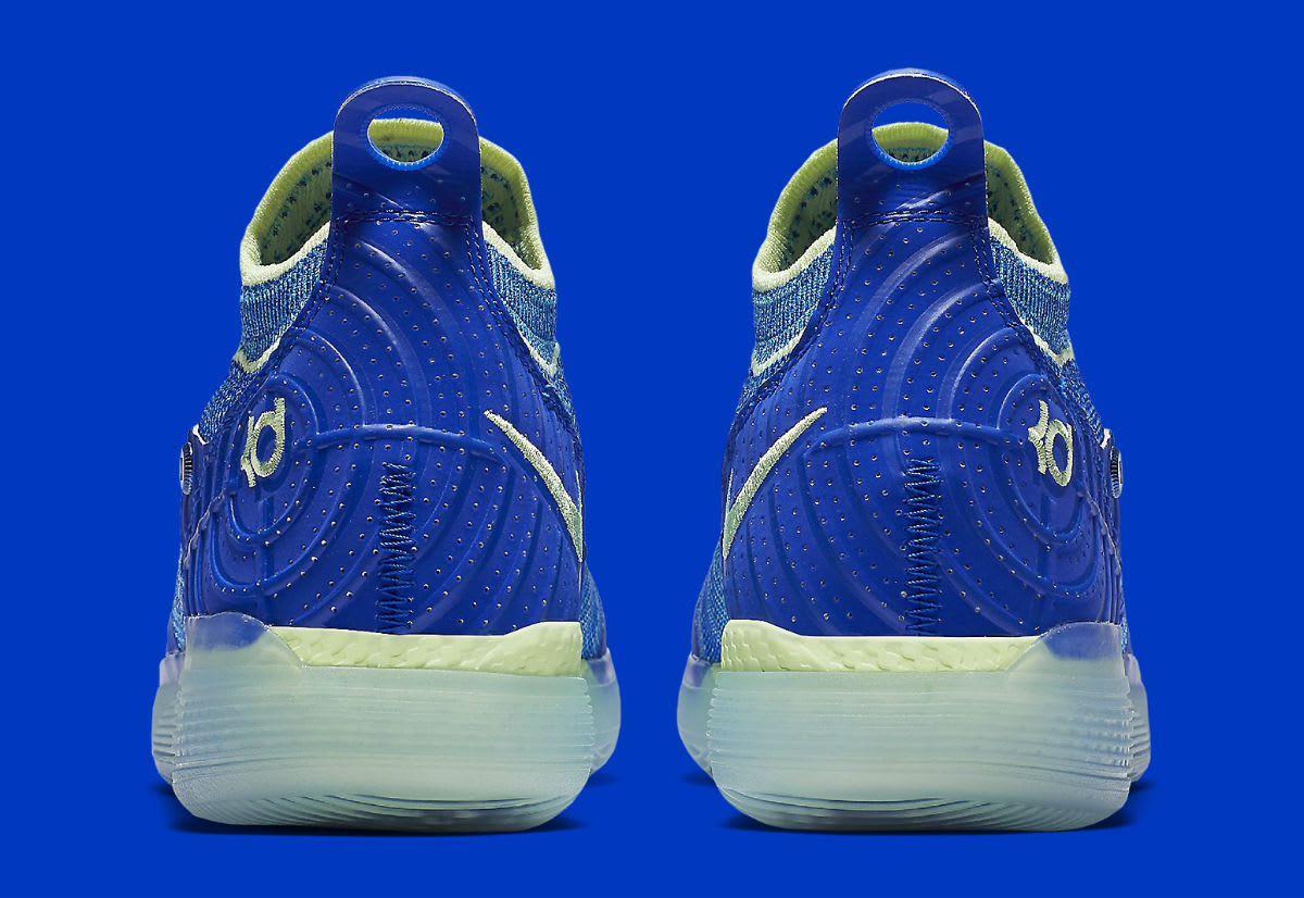 Nike Zoom KD 11 EP Blue Release Date AO2605-900 Heel