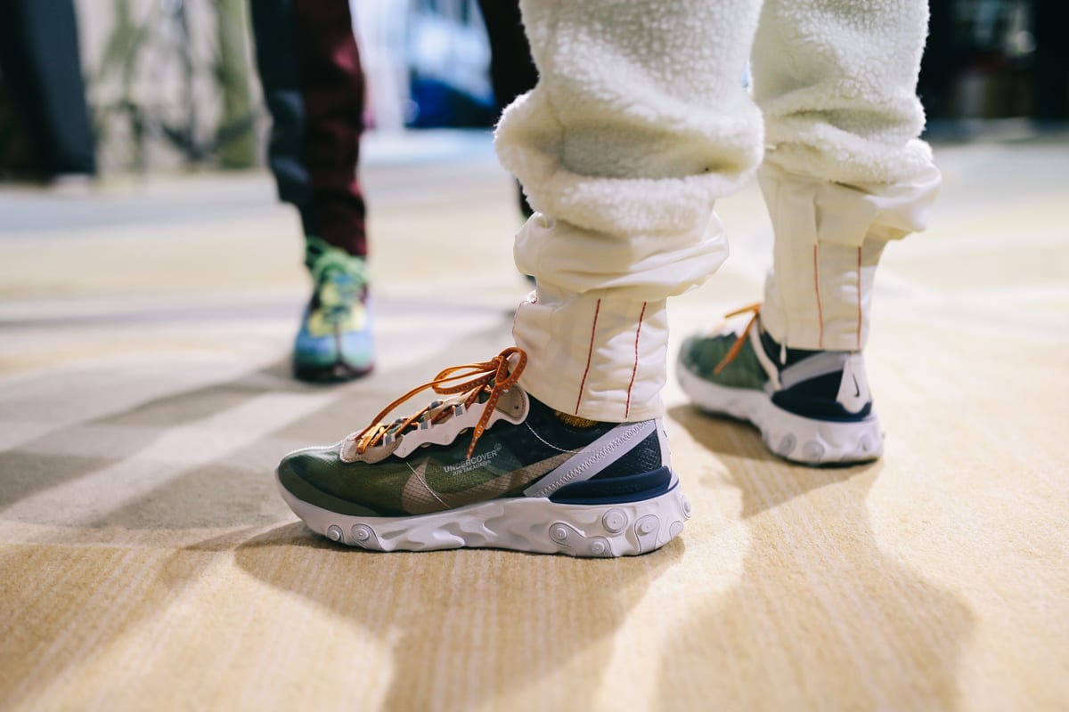 Undercover x Nike React Element 87 Olive