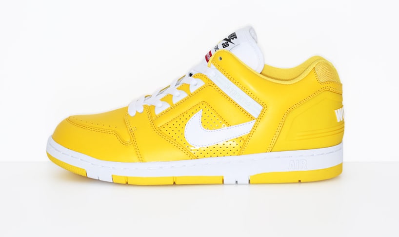 Supreme Nike SB Air Force 2 Yellow