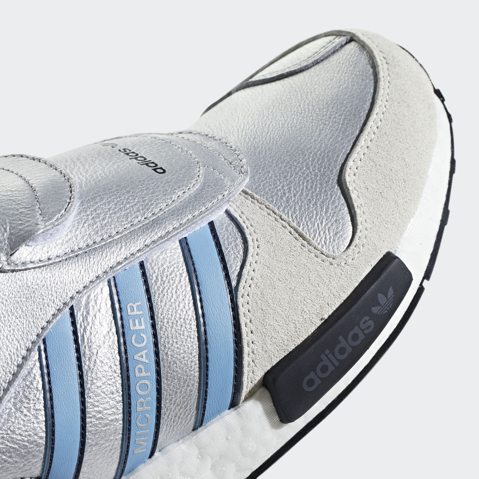 Adidas Micropacer NMD R1 Silver Release Date G26778 Toe