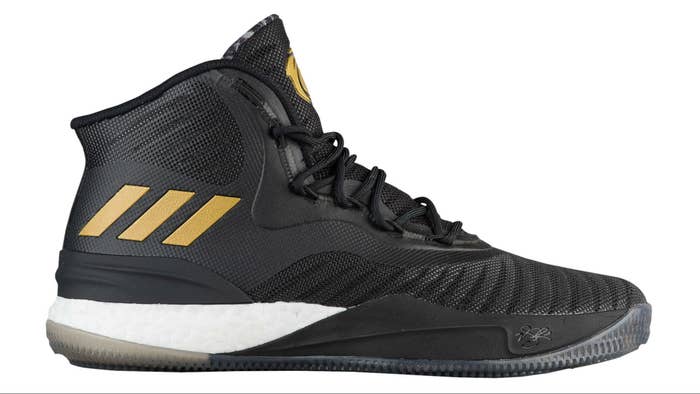 Adidas D Rose 8 Black Gold White Release Date CQ1618