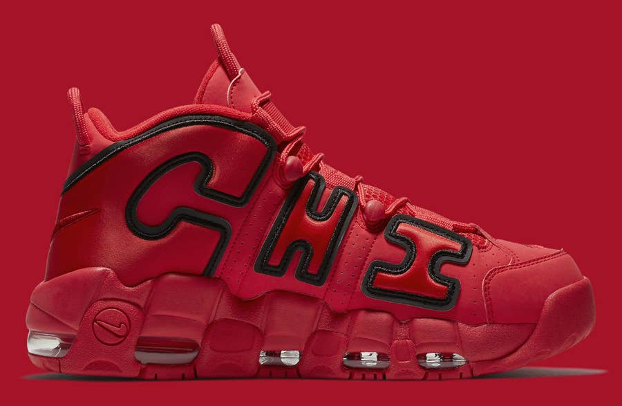 Chicago uptempos clearance