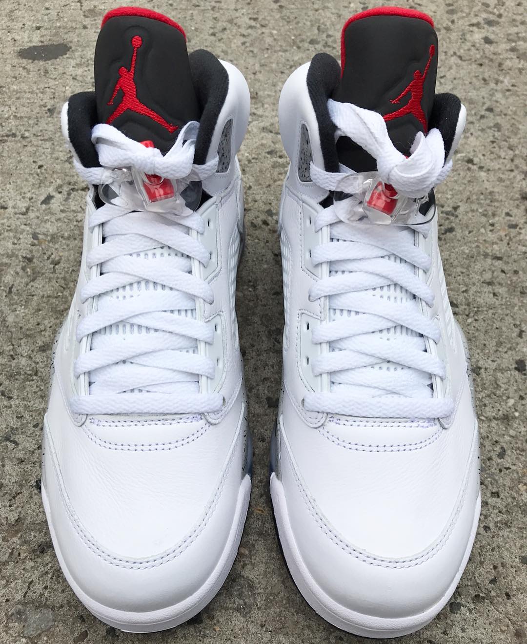Air Jordan 5 White Cement Release Date Front 136027-104