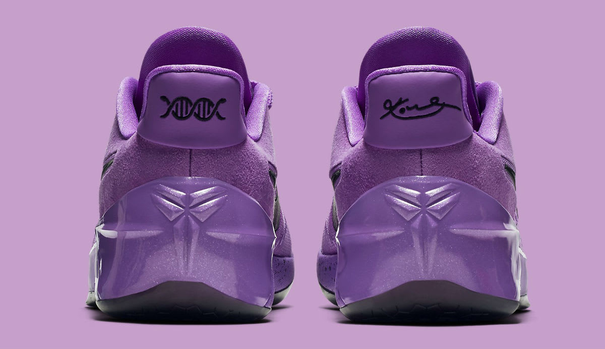 Nike Kobe A.D. Purple Stardust Lakers Release Date Heel 852427-500
