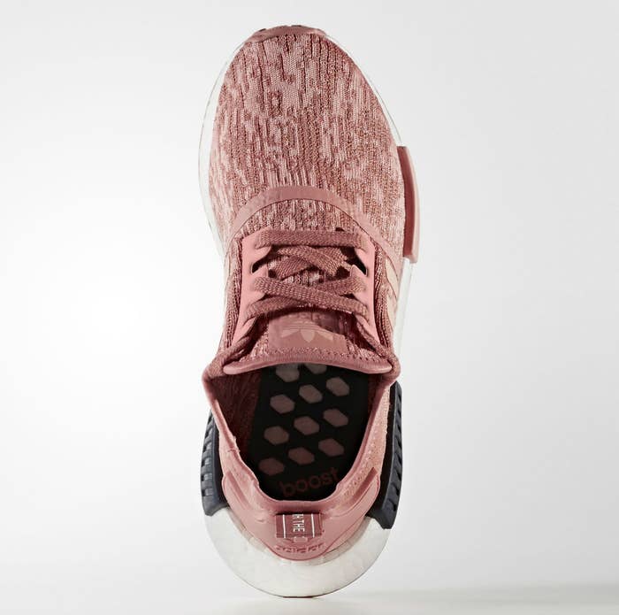 Adidas NMD R1 Primeknit Raw Pink Release Date Top BY9648