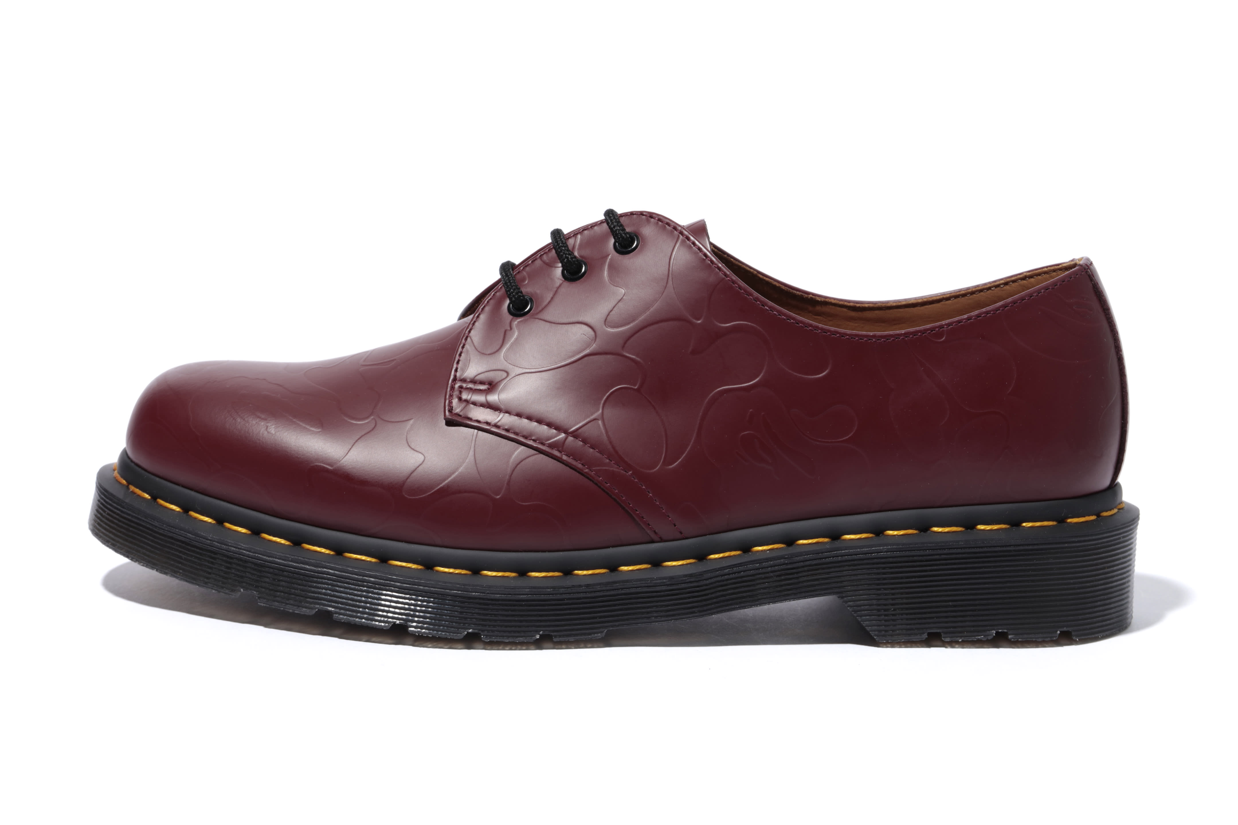 Bape x Dr. Martens 1461 &#x27;Red&#x27; (Lateral)
