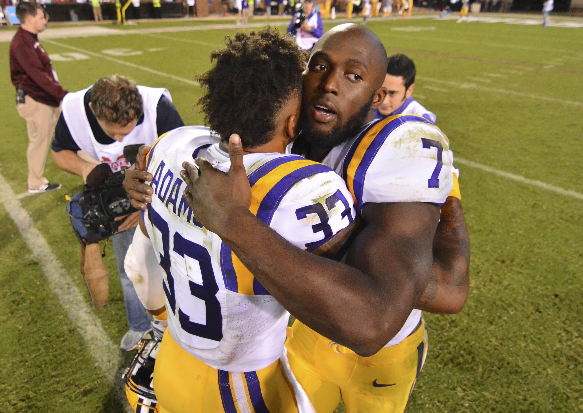 Jamal Adams and Leonard Fournette