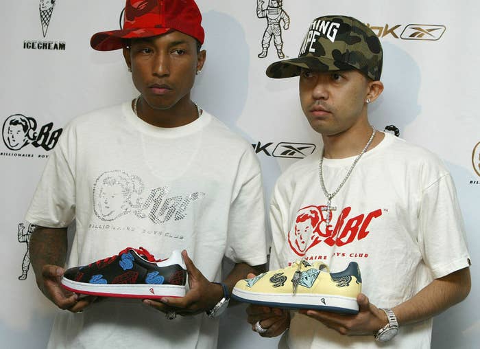 Pharrell &amp; Nigo Ice Cream Launch 2004