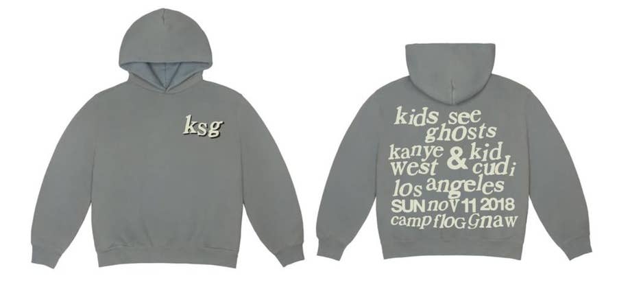 Kids see ghosts clearance camp flog gnaw hoodie