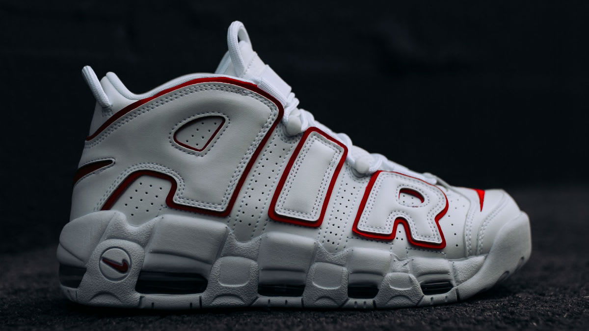 Nike Air More Uptempo Varsity Red Release Date 921948-102 Profile